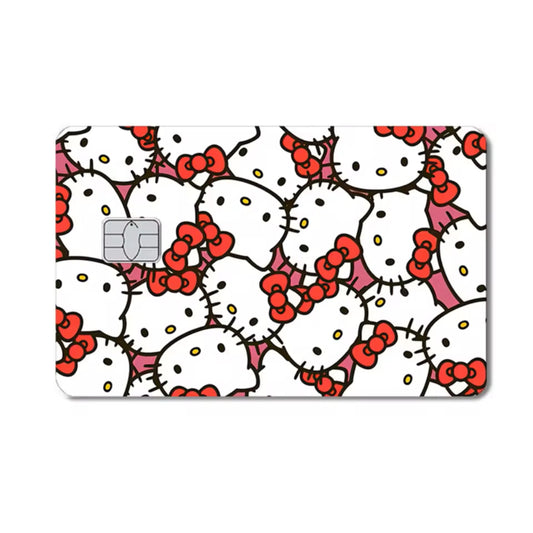 Hello Kitty All Over Pattern Card Skin