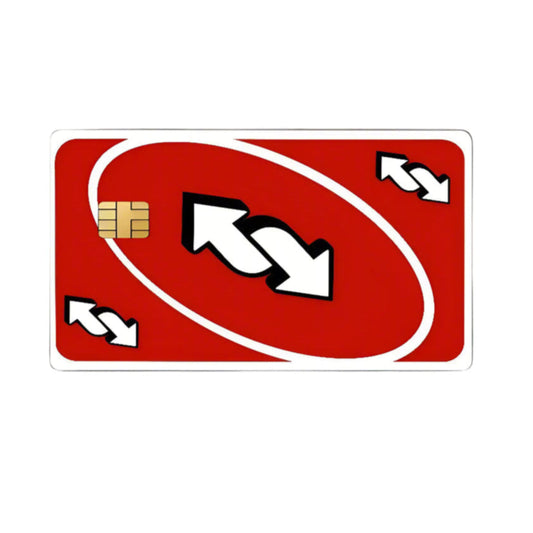 Red Uno Reverse Card