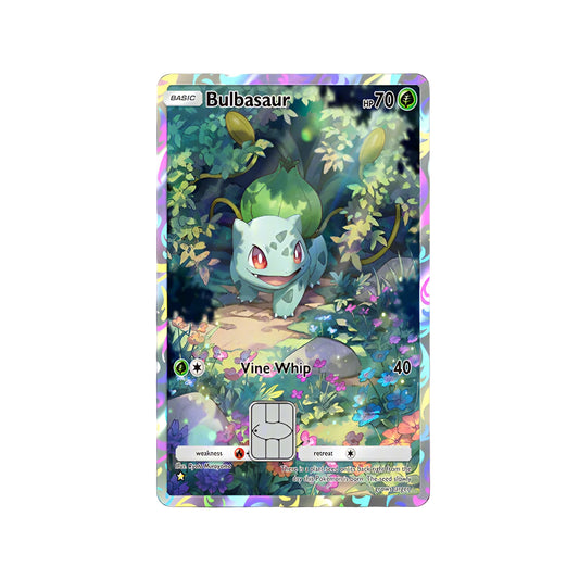 Holographic Bulbasuar Pokemon Card Skin