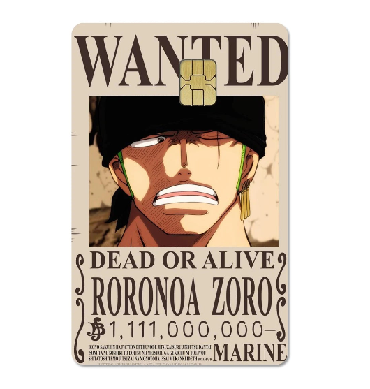 Zoro Wanted Poster